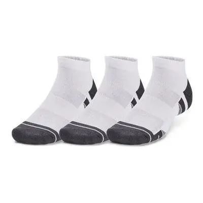 Under Armour Unisex ponožky Performance Tech 3pk Low white L, Bílá