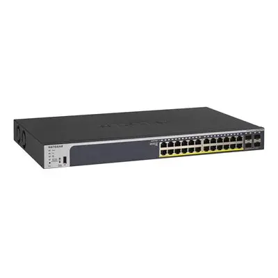 NETGEAR 24-Port Gigabit PoE+ (380W) SmartManaged Pro Switch with 4 SFP Ports, GS728TPP-200EUS