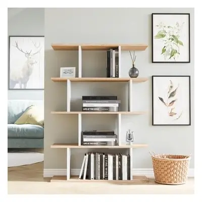 Hanah Home Bookshelf Harmon - White, Oak