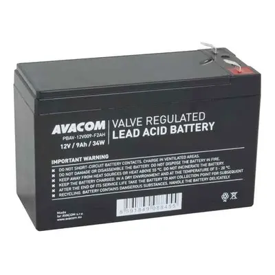 AVACOM baterie 12V 9Ah F2 HighRate (PBAV-12V009-F2AH), PBAV-12V009-F2AH