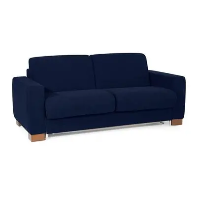 Atelier del Sofa 3-Seat Sofa-Bed Kansas Navy Blue