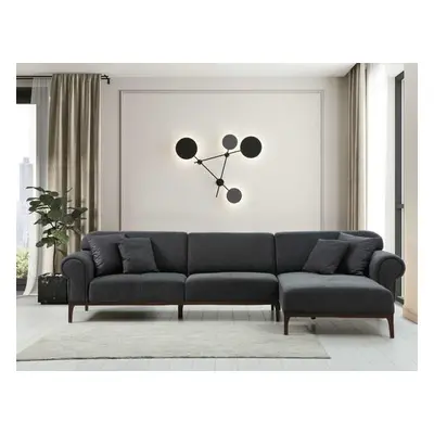 Atelier del Sofa Corner Sofa London Left - Dark Grey