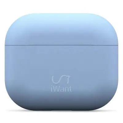 iWant AirPods 3. generace ultra-tenké pouzdro světle modré