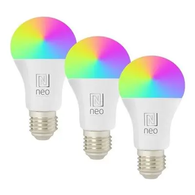 IMMAX NEO LITE SMART sada 3x žárovka LED E27 11W RGB+CCT, stmívatelná, Wi-Fi, Beacon, DO, TUYA; 