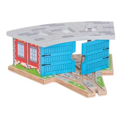 Bigjigs Rail Trojité depo s vraty