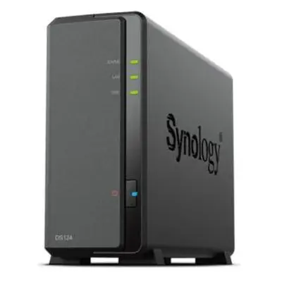 Synology DS124 Realtek RTD1619B 1,7GHz, 1GB RAM DDR4, 1x SATA, 2x USB3.2 Gen 1, 1x GbE, DS124