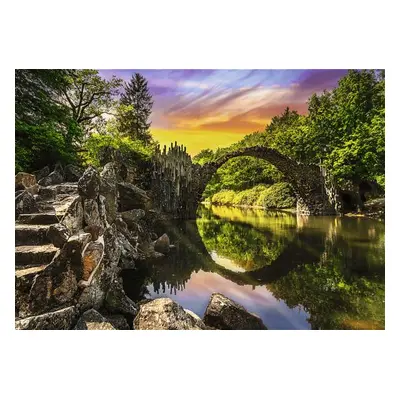 TREFL Puzzle Premium Plus Photo Odyssey: Rakotzův most v Kromlau 1000 dílků