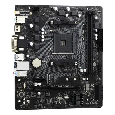 ASRock A520M-HDV / AMD A520 / AM4 / 2x DDR4 DIMM / M.2 / VGA / DVI-D / HDMI / mATX, A520M-HDV