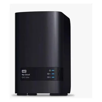 WD My Cloud EX2 Ultra 4TB NAS (2x 2TB) / Externí 3,5" / 2x USB3.0 / GLAN / Černý, WDBVBZ0040JCH-