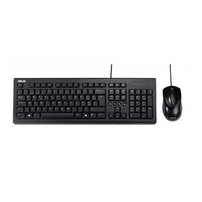 ASUS U2000 KEYBOARD+ MOUSE/BK/CZ, 90-XB1000KM000X0