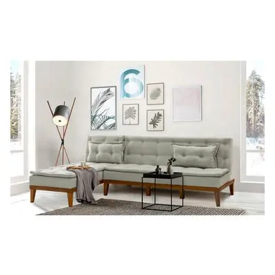 Atelier del Sofa Corner Sofa-Bed Fuoco - Cream