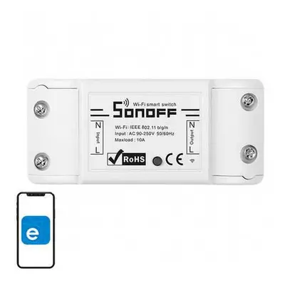 Chytrý přepínač WiFi Sonoff Basic R2 (NOVINKA)