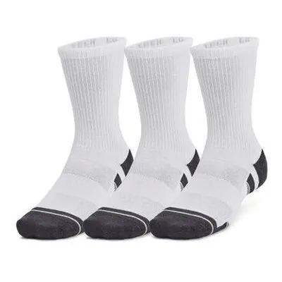 Under Armour Unisex ponožky Performance Tech 3pk Crew white M, Bílá