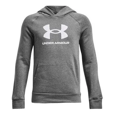 Under Armour Chlapecká mikina Rival Fleece BL Hoodie - velikost YM castlerock light heather YM