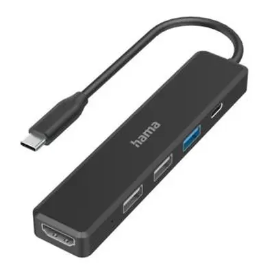 Hama USB-C hub, multiport, 4x USB, 1x HDMI, 200117