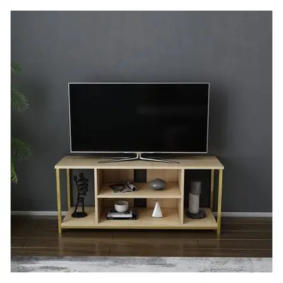 Hanah Home TV Stand Rinaldo - Oak, Gold GoldOak