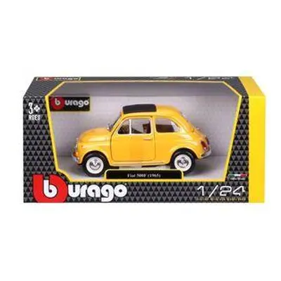 Bburago 1:24 Fiat 500 F 1965 Yellow