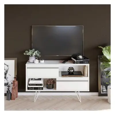 Hanah Home TV Stand Kerby - White