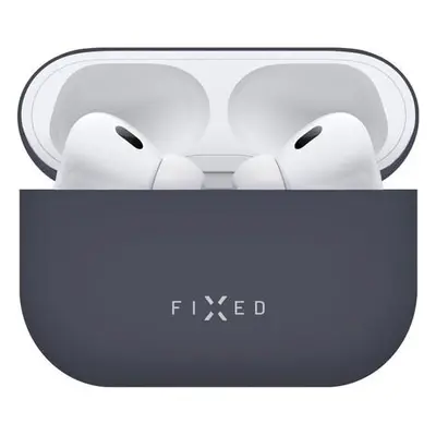 FIXED Silky silikonové pouzdro pro Apple AirPods Pro 2, modré