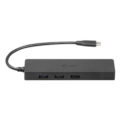 i-tec USB Slim HUB/ 3 porty s Gigabyte Ethernet/ na USB 3.1 Type C/ kompatibilní s Thunderbolt 3