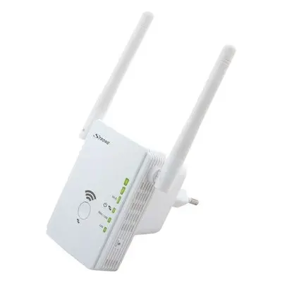 STRONG univerzální opakovač 300/ Wi-Fi standard 802.11b/g/n/ 300 Mbit/s/ 2,4GHz/ 2x LAN/ bílý, R