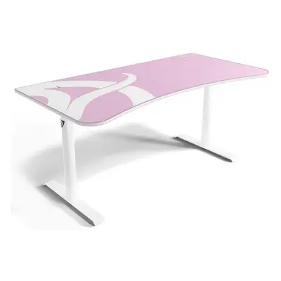 Arozzi ARENA Gaming Desk White Pink ARENA-WHITE-PINK