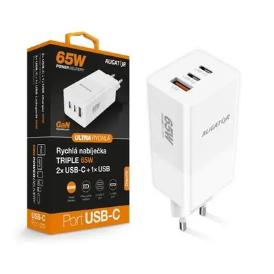 ALI Síť Nab.65W, 2xUSB-C + USB CHPD0026