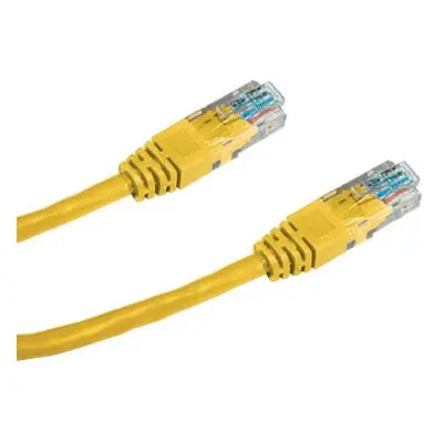 Datacom 1535 patch UTP, cat.5e, RJ45, 3m, žlutý