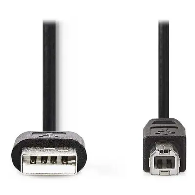 Nedis CCGL60101BK30 USB na USB-B, USB 2.0, zástrčka USB, zástrčka USB-B, 3m, černý