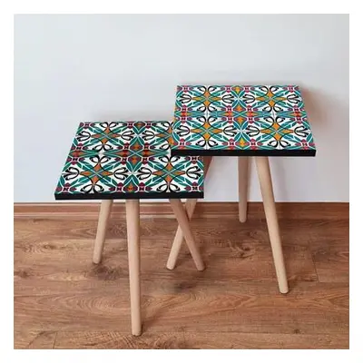 Hanah Home Nesting Table (2 Pieces) 2SHP512 - Multicolor