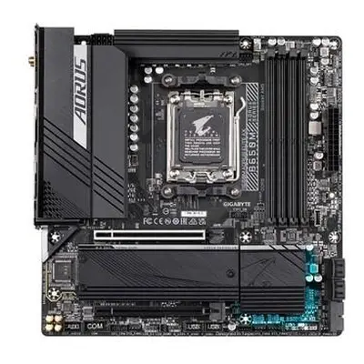 GIGABYTE B650M AORUS ELITE AX / AMD B650 / AM5 / 4x DDR5 / 2x M.2 / USB-C / HDMI / DP / WiFi / m