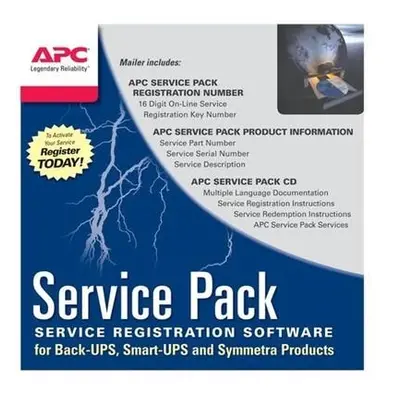 APC 1 Year Service Pack Extended Warranty (for New product purchases), SP-03 - obálka, WBEXTWAR1