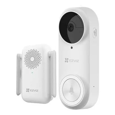 EZVIZ chytrá sada DB2 5MP/ Wi-Fi/ videotelefon/ bezdrátový zvonek/ rozlišení 2544x1888/ IP65/ bí