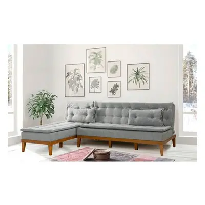 Atelier del Sofa Corner Sofa-Bed Fuoco - Gray Grey