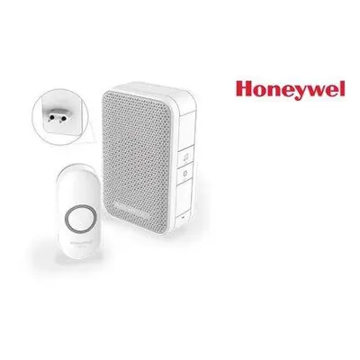 Honeywell Home DC311NP2 bezdrátový zvonek Series 3, 4 melodie, základna do zásuvky bílá, design.