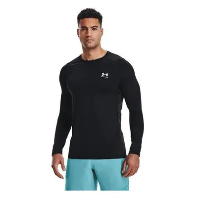 Under Armour Pánské triko HG Armour Fitted LS black XXL, Černá