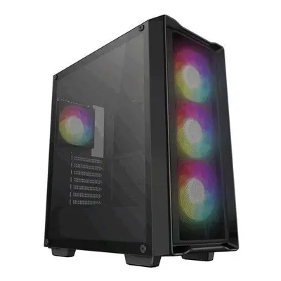 DEEPCOOL skříň CC560 MESH V2 / ATX / 4x120 mm fan ARGB / USB 3.0 / USB 2.0 / mesh panel / černá,