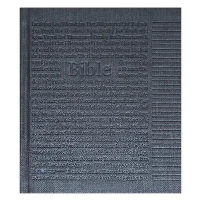 Poznámková Bible antracitová