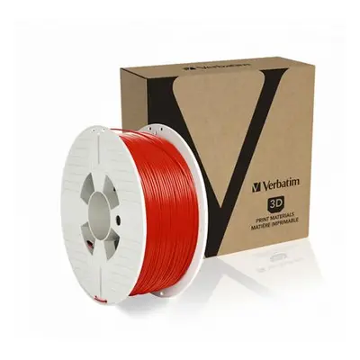 VERBATIM 3D tisková struna PETG / Filament / průměr 1,75mm / 1kg / červená (red), 55053