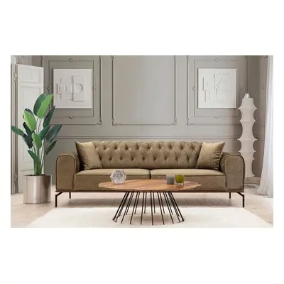 Atelier del Sofa 3-Seat Sofa-Bed Siesta With Capitone 3 Seater - Brownish Green