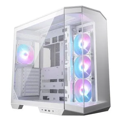 MSI skříň MAG PANO 100R PZ White/ bez zdroje/ levé a přední sklo/ 4x 120 mm A-RGB fan/ 1x USB-C/