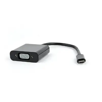 Gembird adaptér USB-C (M) na VGA (F) černý, blister