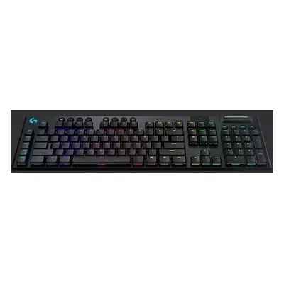 Logitech herní klávesnice G915 LIGHTSYNC RGB/ mechanická/ bezdrátová/ GL taktilní/ USB/ US layou