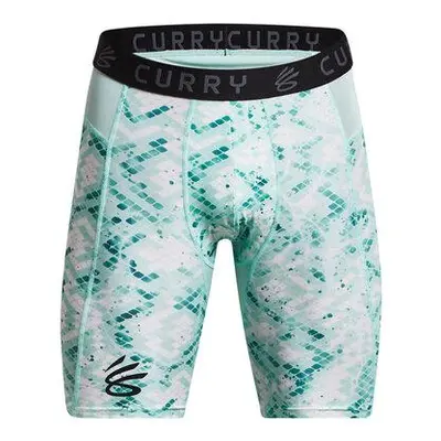 Under Armour Pánské kompresní boxerky Curry HG Prtd Shorts neo turquoise XL