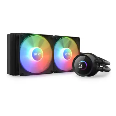 NZXT vodní chladič Kraken 240 RGB / 2x120mm fan / 4-pin PWM / LCD disp. / 6 let, RL-KR240-B1