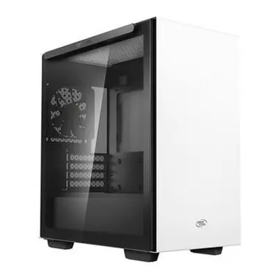 DEEPCOOL skříň Macube 110 WH / Micro ATX / 120mm fan / 2xUSB 3.0 / prosklená bočnice s magnetick