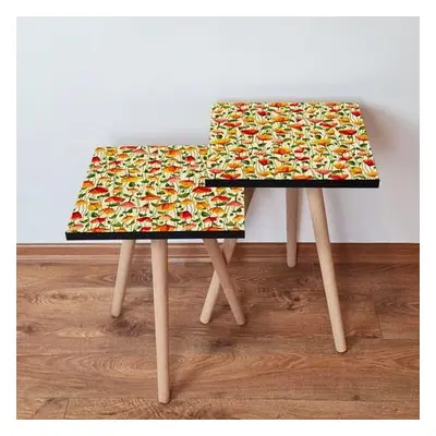 Hanah Home Nesting Table (2 Pieces) 2SHP248 - Multicolor