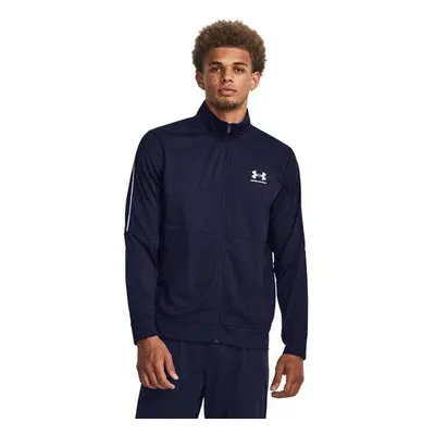 Under Armour Pánská mikina Pique Track Jacket midnight navy M, Tmavě, modrá