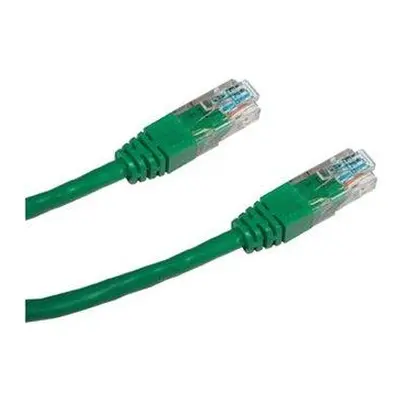 DATACOM Patch kabel UTP CAT5E 0,5m zelený