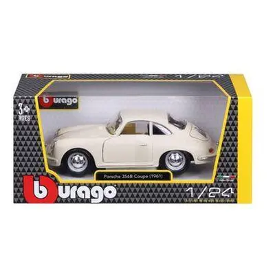 Bburago 1:24 Porsche 356B Coupe (1961) Ivory